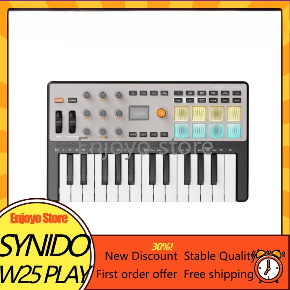 Midi Controller Pad - Synido TempoKEY W25, Keyboard Kontrol MIDI