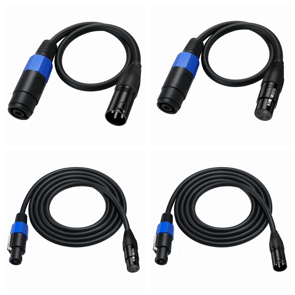 Audio Music Dj - Speakon ke XLR kabel Audio Jack