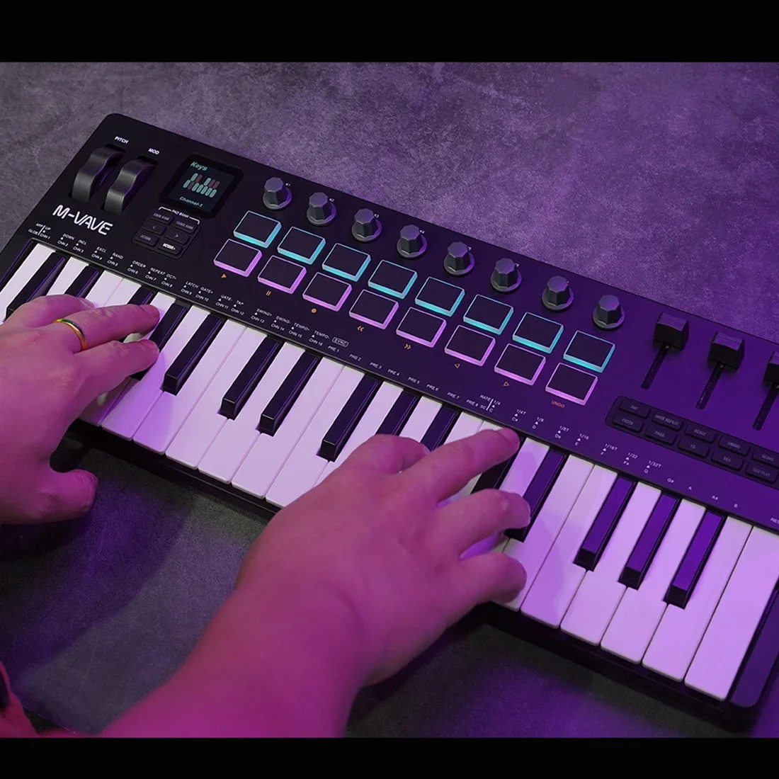 M-VAVE SMK-37 PRO, Kontroler M - Midi Controller Pad ulasan dan harga
