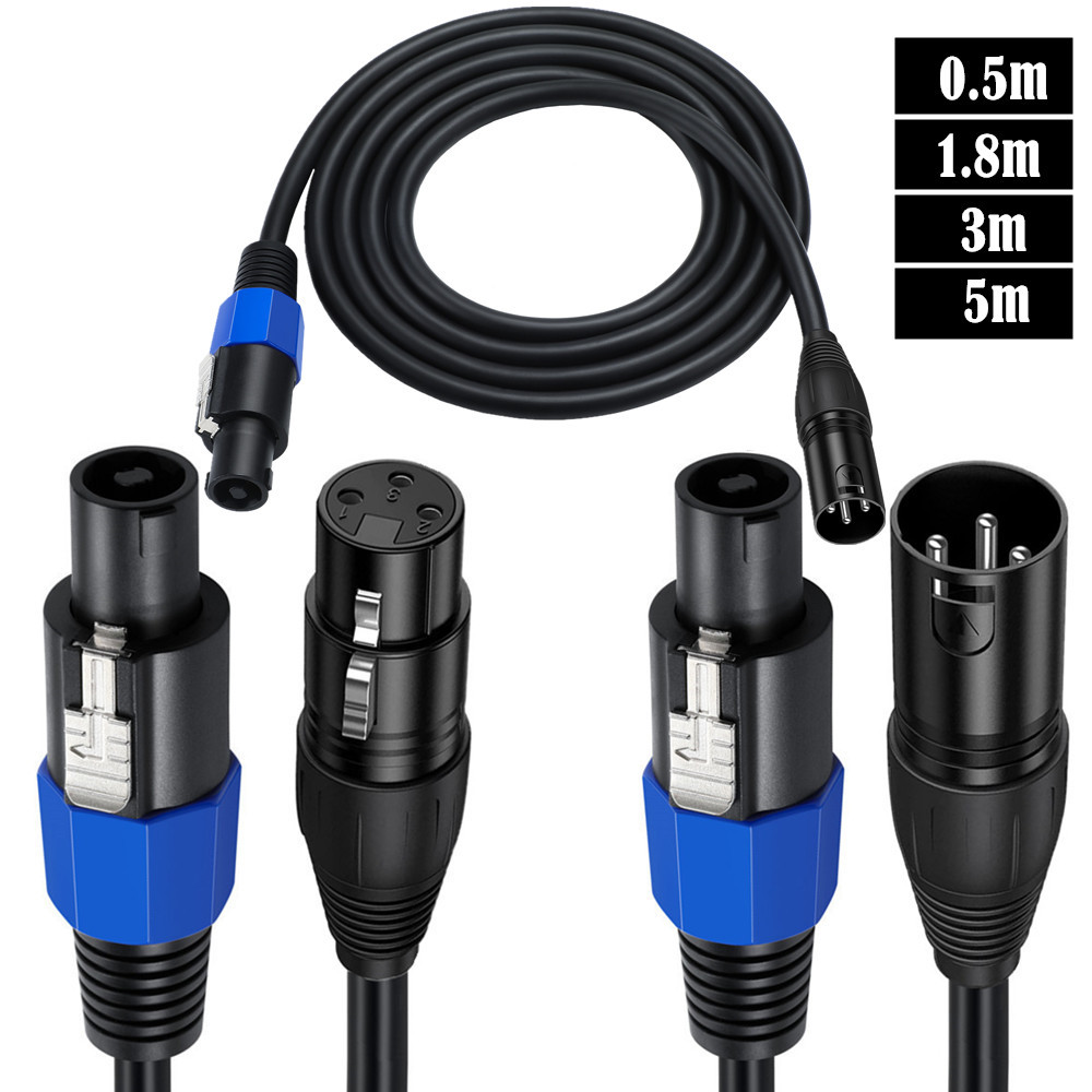 Speakon ke XLR kabel Audio Jac - Audio Music Dj ulasan dan harga