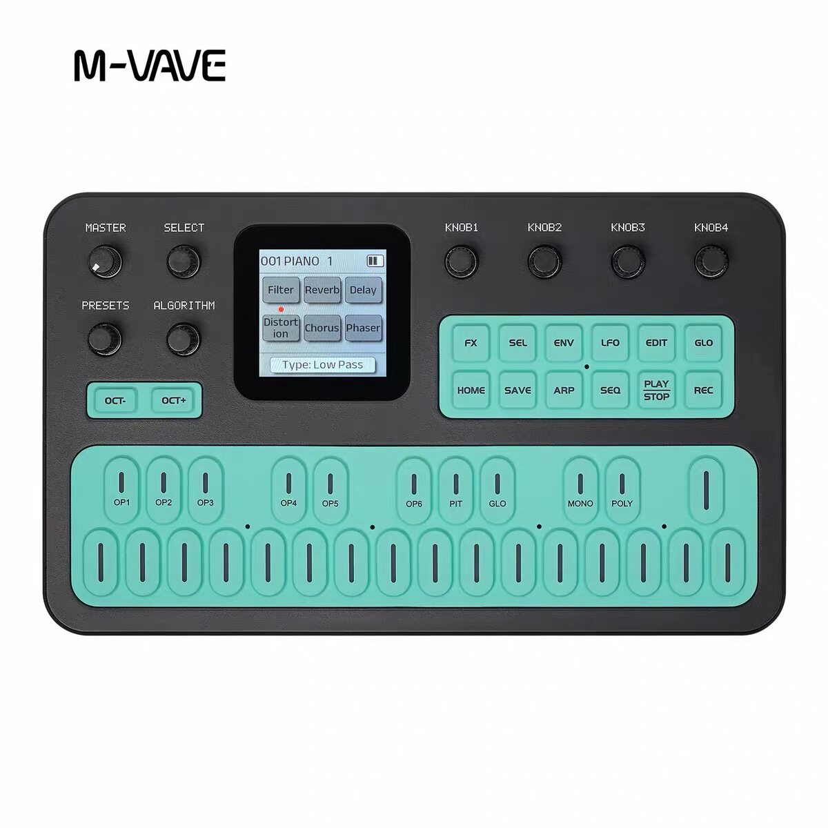 M-Vave Fm-1, Sintesis FM Porta - Midi Controller Pad ulasan dan harga