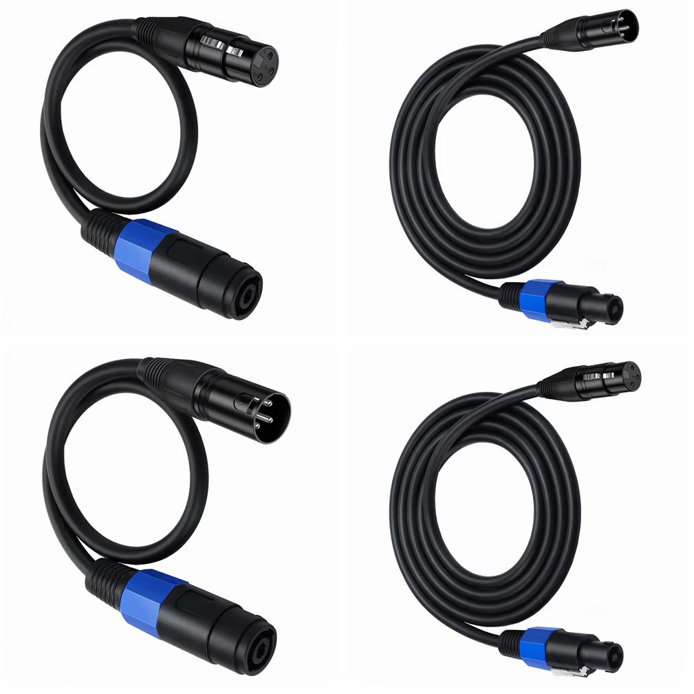 Kabel Audio Speakon ke XLR 3 P - Audio Music Dj ulasan dan harga