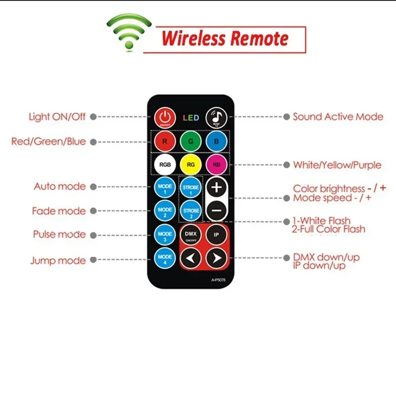 Pengendali jarak jauh lampu pa - Audio Music Dj ulasan dan harga
